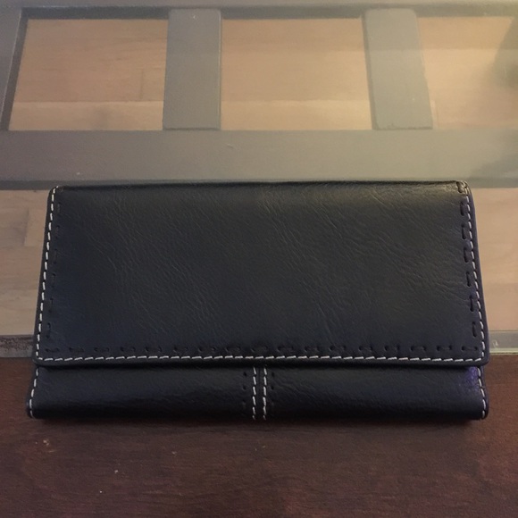 Fossil Trifold Checkbook Wallet