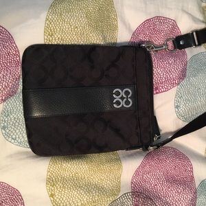 Black Coach crossbody bag