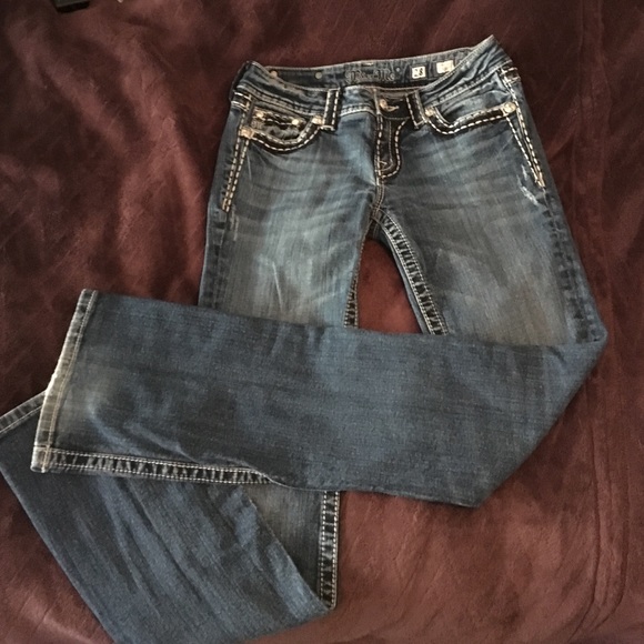 Miss Me faded wash jeans size 28 bootcut