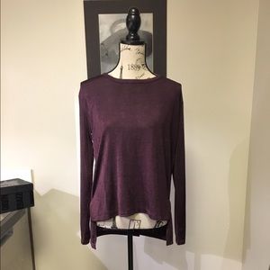 Deep purple blouse