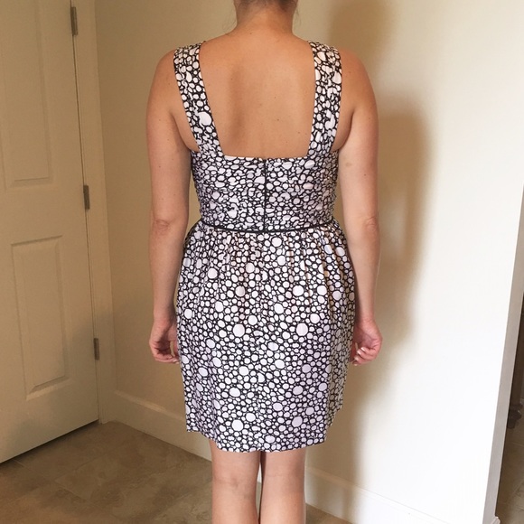 Club Monaco Black and White Pattern Dress - Picture 2 of 3