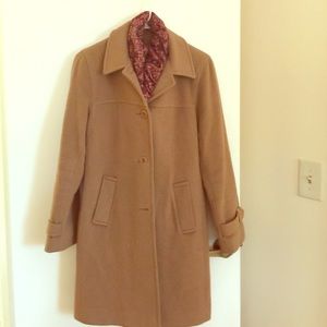 PRICE REDUCED!!! Camel Wool Coat size 6
