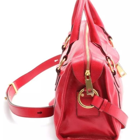 🚫SOLD🚫 Marc Jacobs Wellington Red Fulton Satchel - Picture 2 of 4