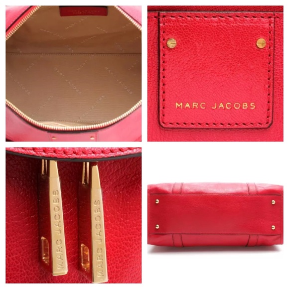 🚫SOLD🚫 Marc Jacobs Wellington Red Fulton Satchel - Picture 3 of 4