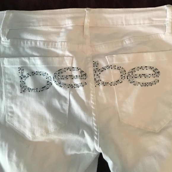 White size 29 Bebe jeans