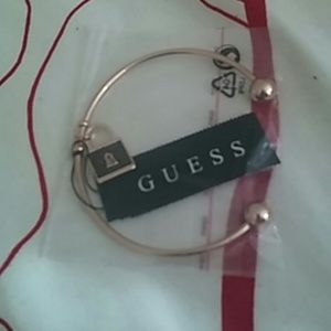 Glitter Paper Lock Charm Bracelet