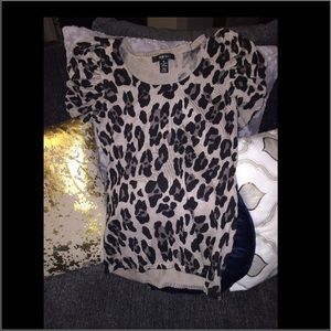 Animal print sweater