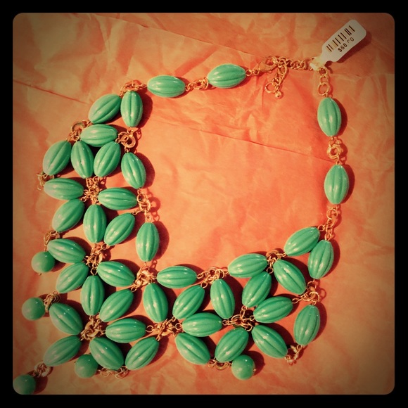 🅰Anthropologie flower bib necklace NWOT