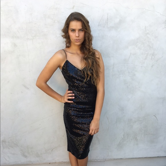 Sexy sequined dress