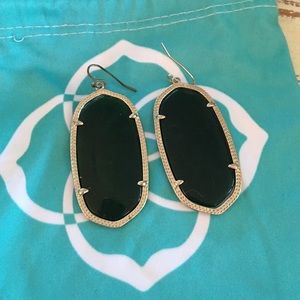 Forest green Kendra Scott Danielle earrings