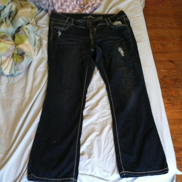 Almost famous jeans juniors size