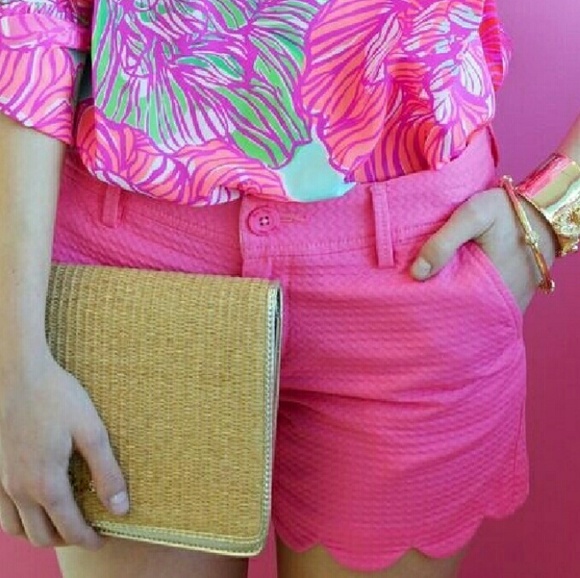Lilly Pulitzer Pink Buttercup Shorts Size 0