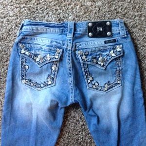 Light Miss Me's! Barely worn!