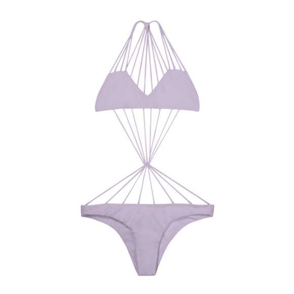MIKOH's Seychelles one piece in color Taro. - Picture 1 of 4