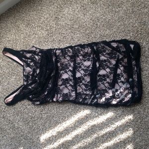 Express Black Lace Dress
