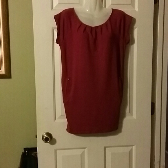 Burnt red dress
