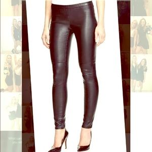 Michael Kors leather leggings