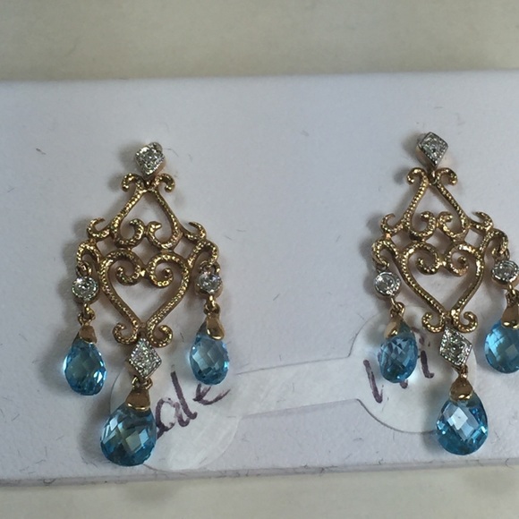 10k yellow gold earrings