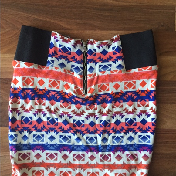 Tribal Print Skirt - Picture 2 of 2