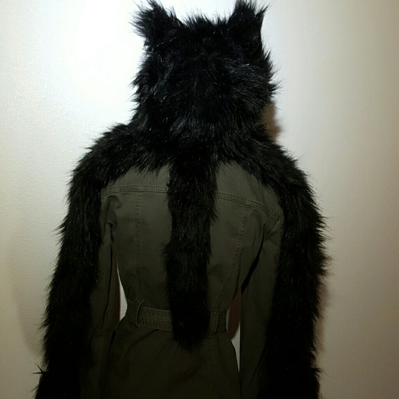 AWESOME HAT EARS, TAIL, SCARFS, POCKETS, BLACK