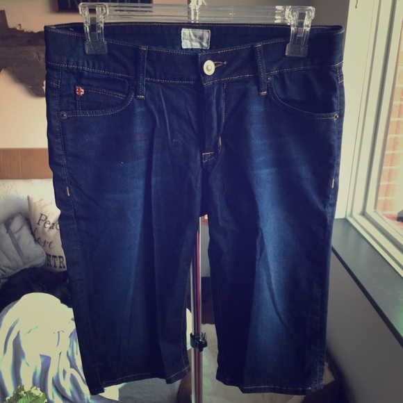 Hudson cropped jeans