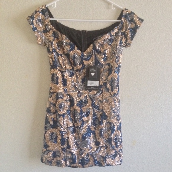 Bardot Sequin Mini Dress