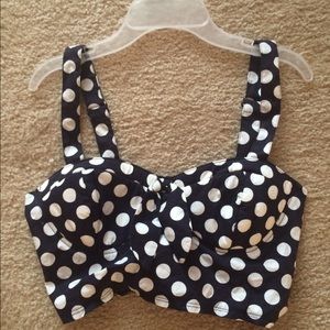 Polka-dot bralette