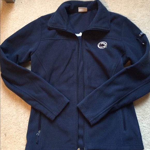 Columbia Penn State navy blue fleece