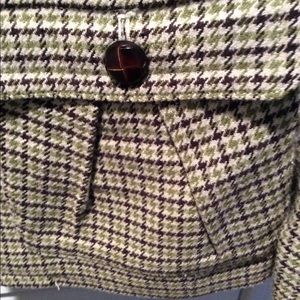 Talbots 2x 18wp pattern blazer green and brown