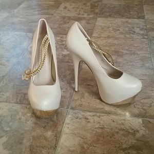Nude MADISON Heels by shoedazzle