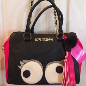 Get your Googly Moogly on! Betsey Johnson Hand Bag