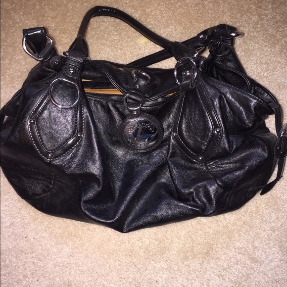Jimmy Choo black leather purse