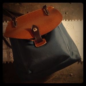 Cute Leather and nylon Cross Body Bag