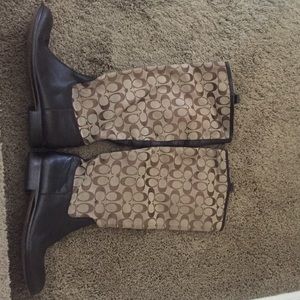 Coach Boots Size 10