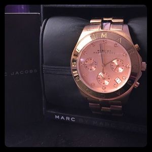 Marc by Marc Jacobs crystal chronograph watch