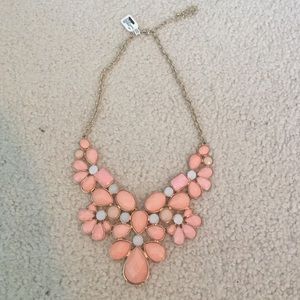 Gold and peach Francesca's necklace