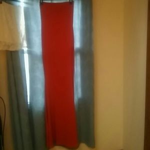 Ihot strapless red dress