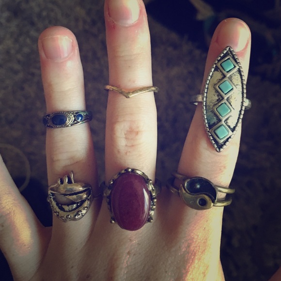 Eclectic Hippie Ring Bunch