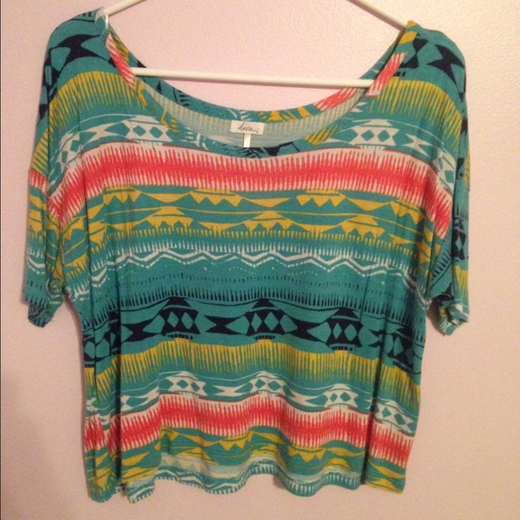 Tribal loose fit shirt