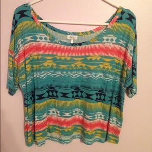 Tribal loose fit shirt