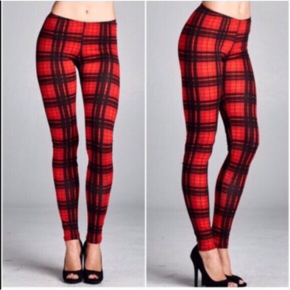 Pants - Plaid leggings - last pair