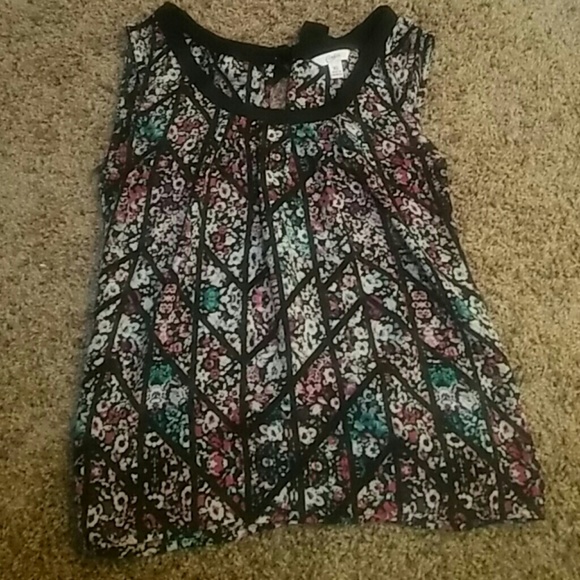Floral tank top