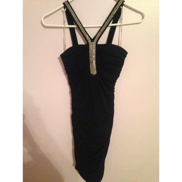 Navy blue formal dress