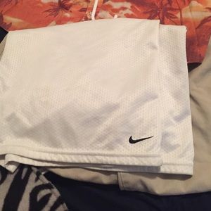 Men nike white shorts