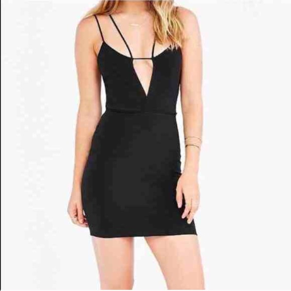 Urban Outfitters S&N Vienna Bodycon Black Dress - Picture 4 of 4