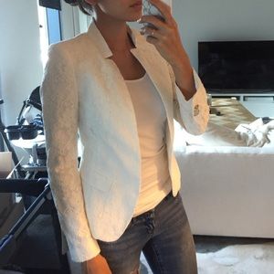White Zara blazer