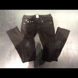 True Religion Black Crystal Jeans