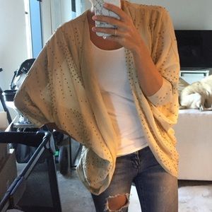Topshop beaded bohemian shrug