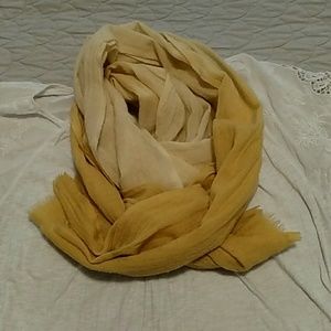 Yellow Ombre J. Crew scarf