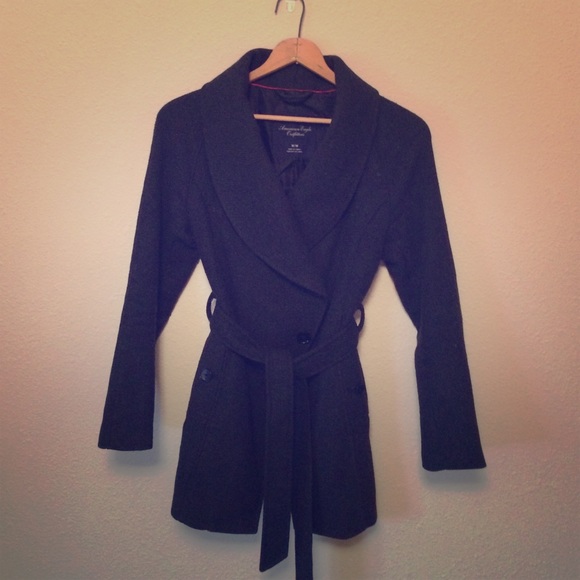 American eagle women's wool coat size medium